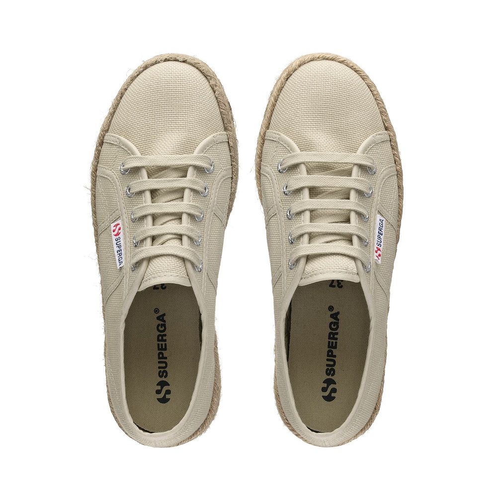 Superga 2730 Rope Yellow Platform Sneakers - Women's Sneakers USA | US8306390